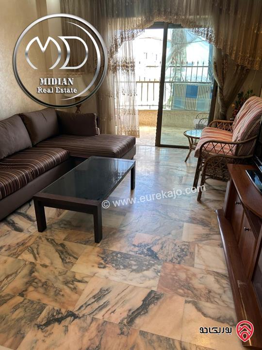 شقة مفروشة للايجار في عمان - ام السماق مساحة 210م طابق ثاني تشطيبات وفرش فاخر اطلالة جميلة بسعر مميز