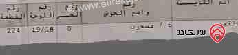 قطعة ارض مساحة 4 دونم  للبيع في الكرك - القصر
