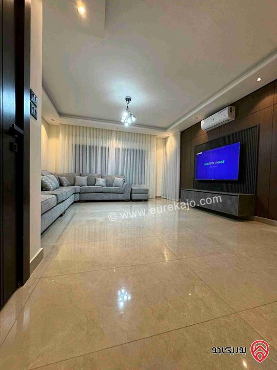 New furnished apartment with a Rooftop of 220 sqm for rent in Amman - Sweifieh (near Al Baraka Mall)