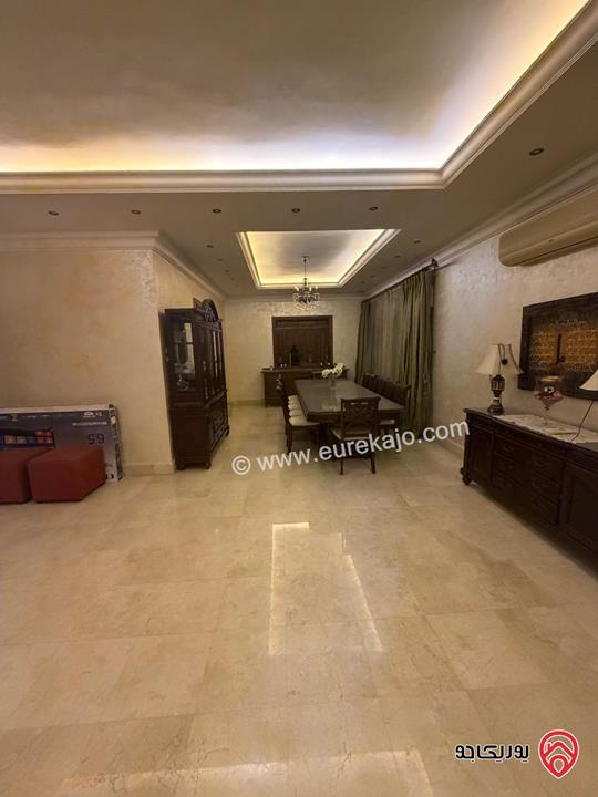 شقة طابقية فاخرة مفروشة او فارغة طابق ثاني مساحة 460م للإيجار في عمان - الجاردنز