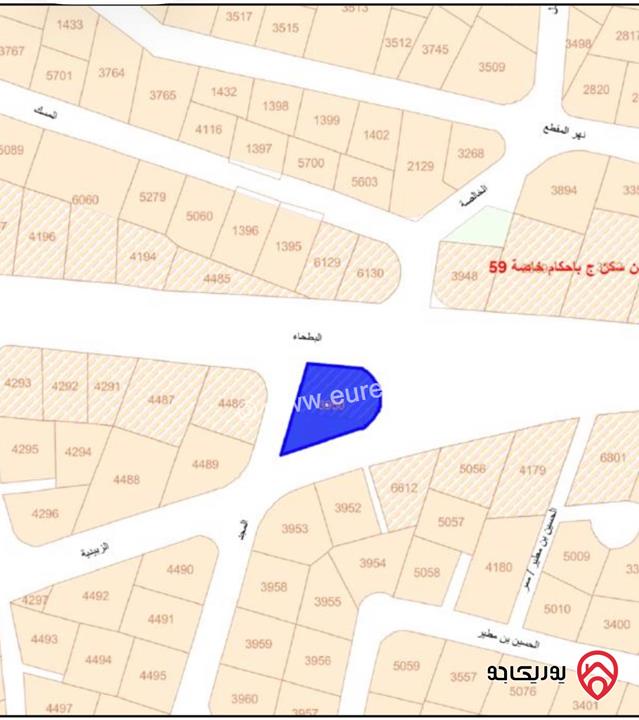 قطعة أرض تجاري مساحة 950م للبيع في عمان - الهاشمي الشمالي