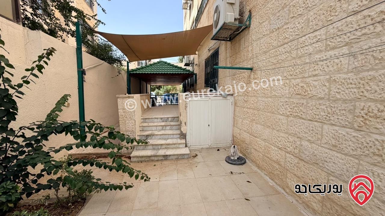 شقة طابق ارضي دوبلكس مساحة 438م داخلي و 100م خارجي للايجار في عمان - الدوار الخامس 