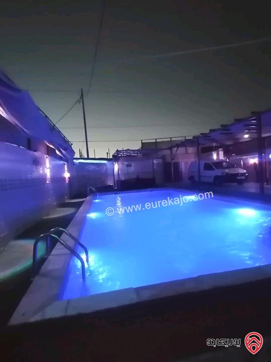 شاليه مساحة البناء 100م على أرض 288م للبيع المستعجل في البحر الميت - الكرامة