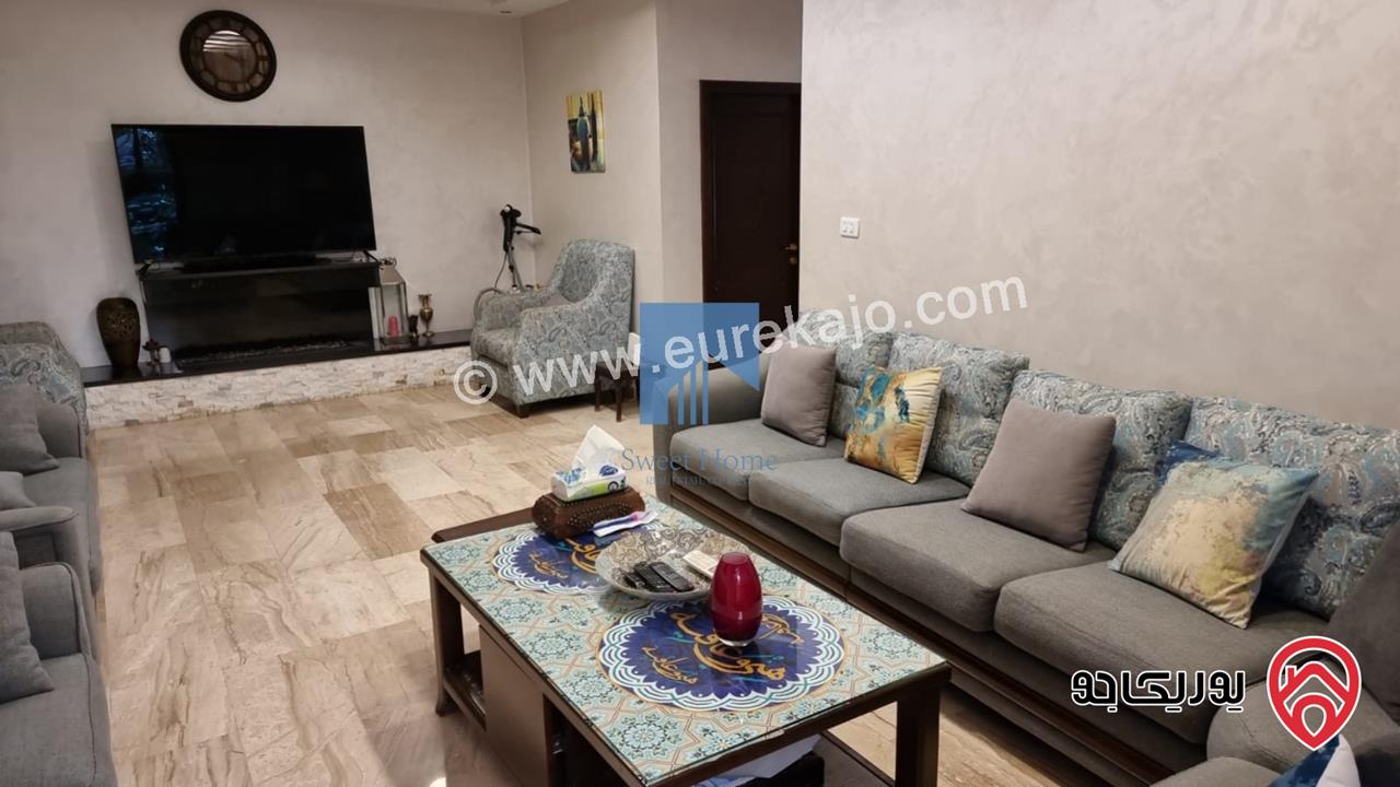 شقة أرضية فاخرة للبيع في عمان - خلدا خلف السيفوي 220م مع حديقة وترسات 400م بسعر مغري