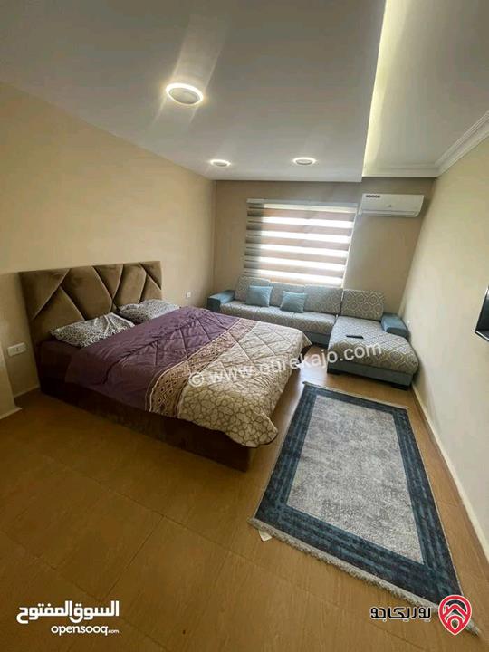 استوديو 45م للإيجار الشهري مفروش في عمان - الرابية