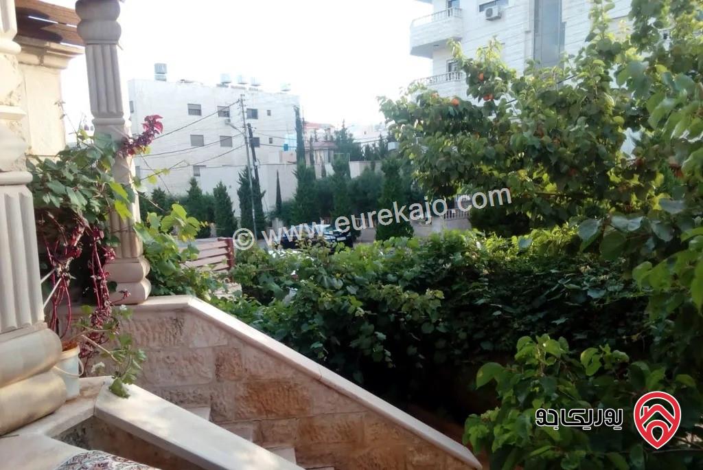 شقة أرضية مساحة 207م داخلي و 150م خارجي للبيع في عمان - دير غبار