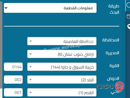 ارض مساحة 849م للبيع في عمان - خريبة السوق
