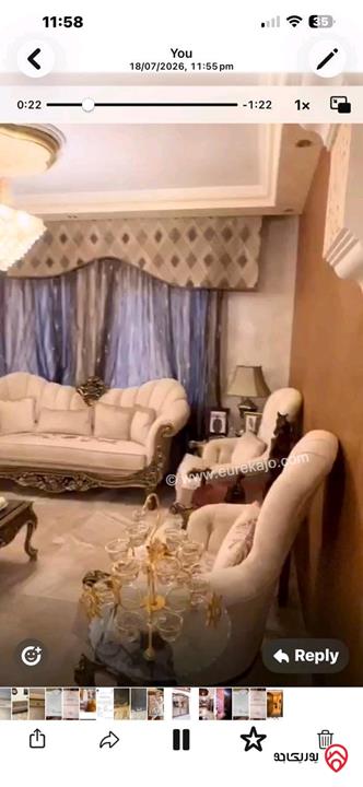 فيلا فاخرة مفروشة مساحة 331م على أرض 217م للبيع في عمان - الجندويل 