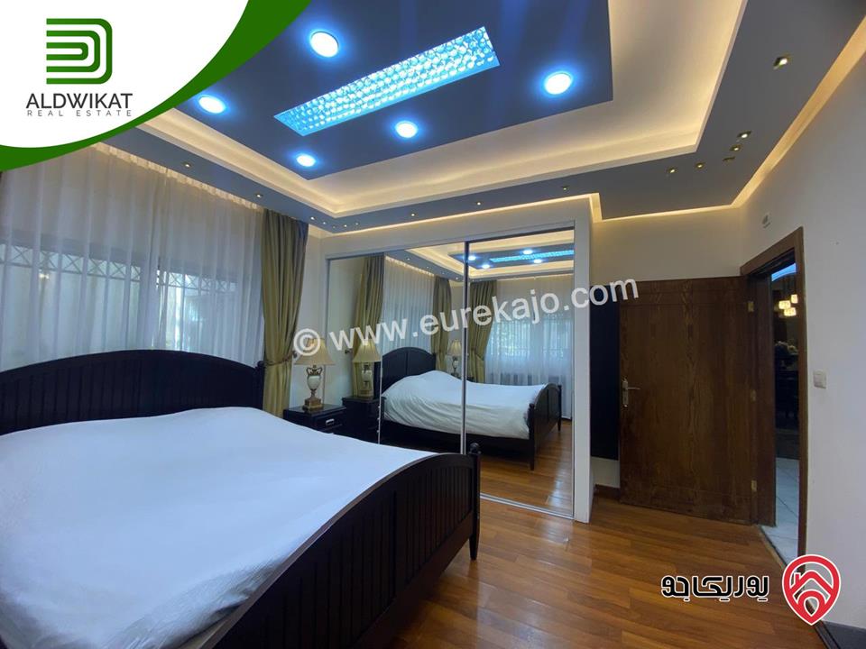 شقة للبيع او للايجار في عمان - الدوار الخامس طابق أرضي مساحة البناء 110م ومساحة الترس 30م