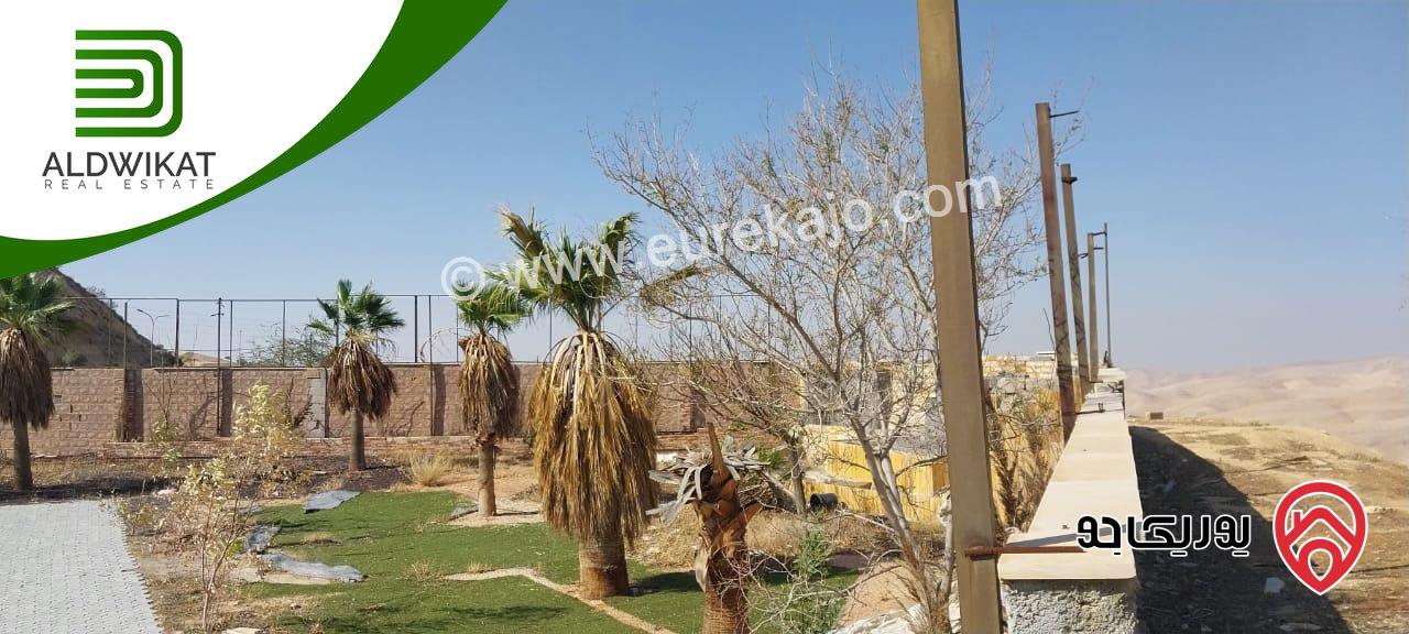 مشروع سياحي استثماري للبيع في ناعور / شارع البحر الميت مساحة الارض4650م والبناء 1000م موقع اطلالة مميز تصلح لمشروع استثماري