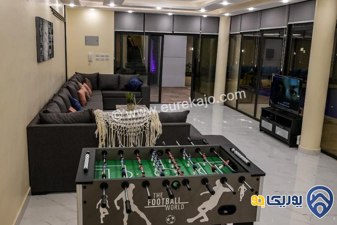 شاليه/مزرعة SUNDOS Villa "فيلا السندس" للايجار اليومي في البحر الميت - الرامة