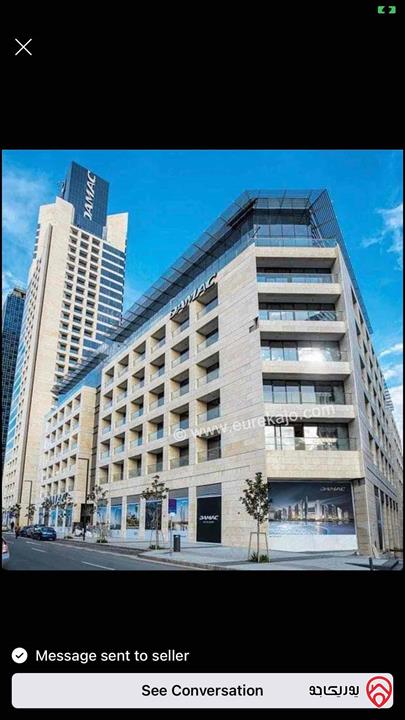 أستديو مساحة 55م للبيع في عمان - العبدلي مجمع داماك 