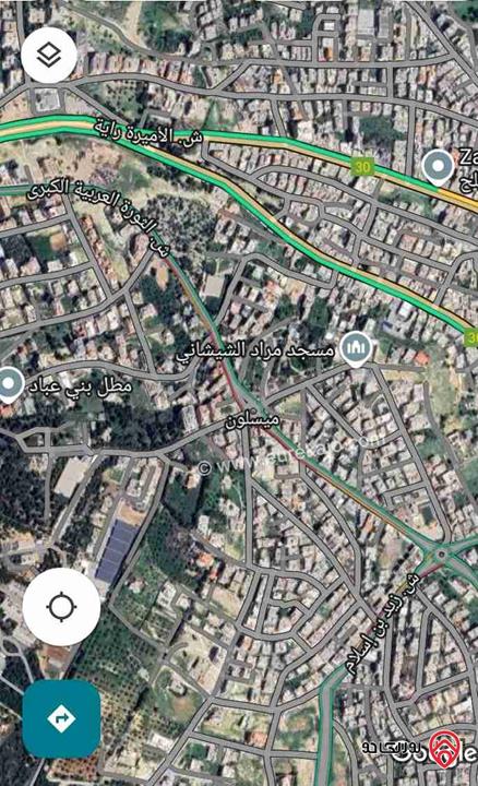 ارض مميزة مساحة 2 دونم و 600م عليها بناء قديم للبيع في عمان - صويلح