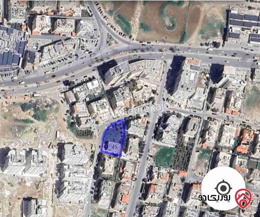 ارض مساحة 1150م على شارعين سكن أ للبيع في عمان - خلدا خلف مفروشات الشهوان