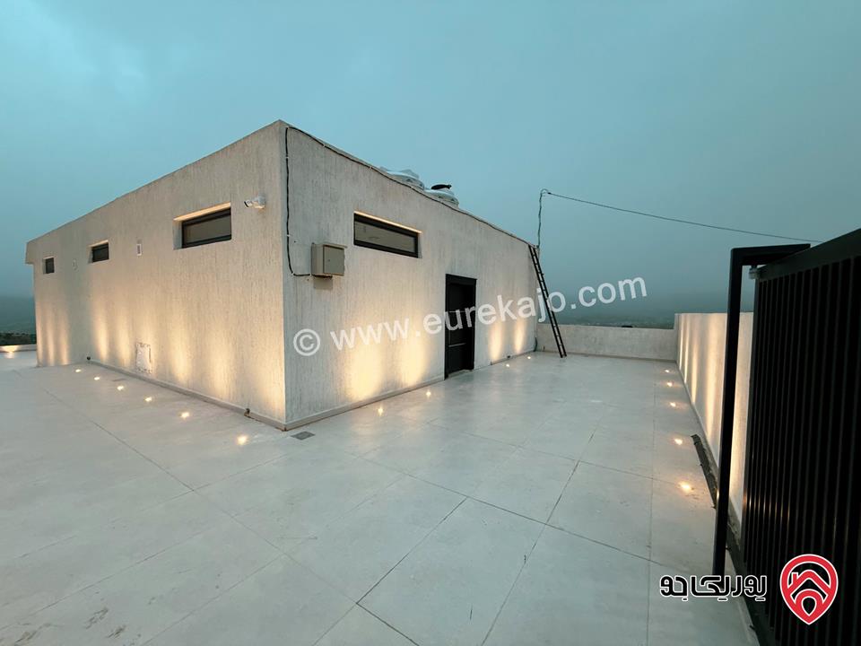 شاليه مساحة الأرض 500م والبناء 124م للبيع في جرش - الكفير