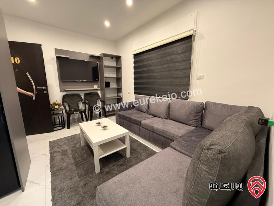 شقة مفروشة مساحة 52م للايجار في عمان - الجبيهة البوابة الشمالية للجامعة الأردنية 