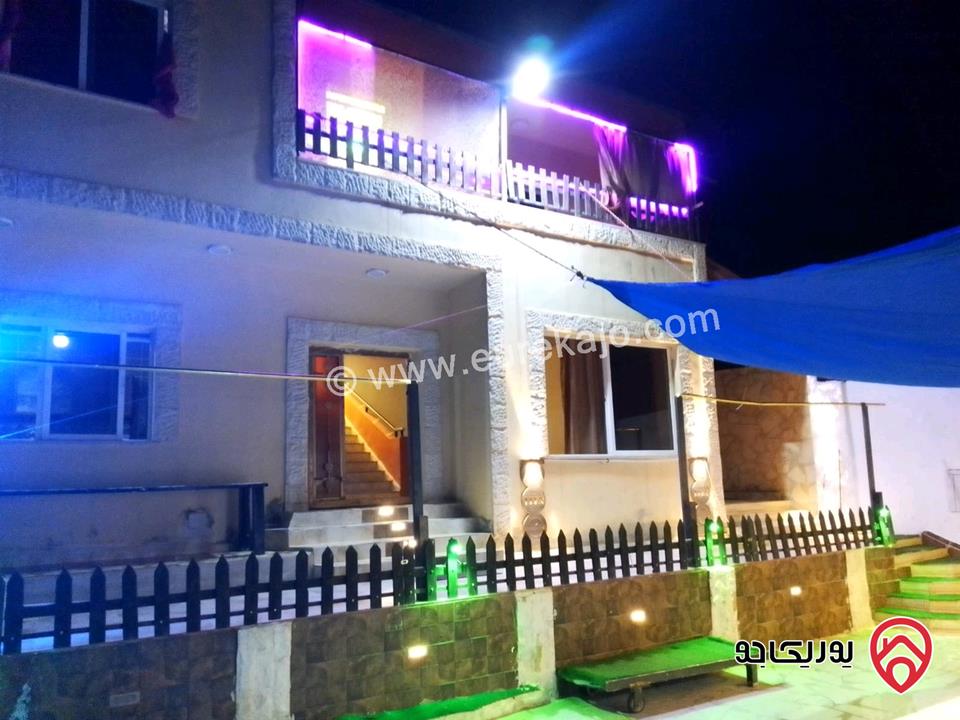 شاليه مساحة 100م على أرض مساحتها 306م للبيع في الشونة الجنوبية غور نمرين بسعر مغري 