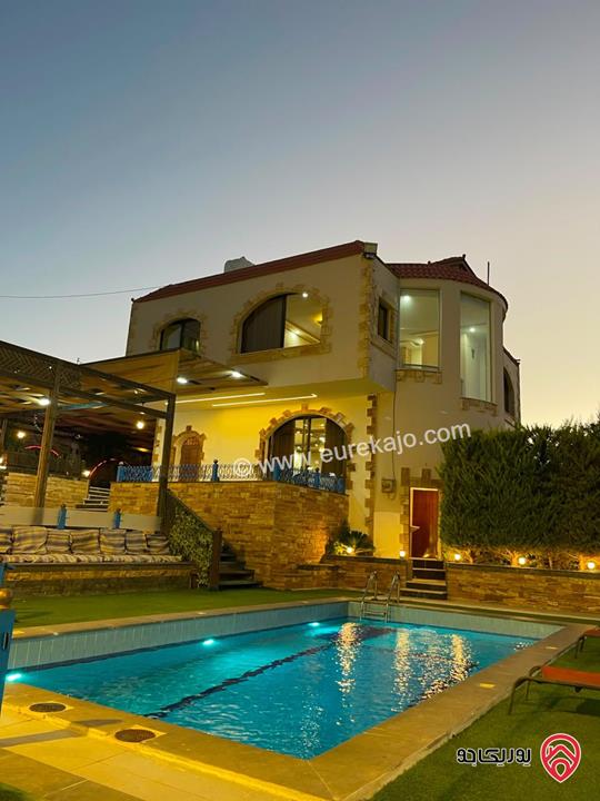 مزرعة مساحة البناء 250م على أرض 2 دونم للبيع في السلط 
