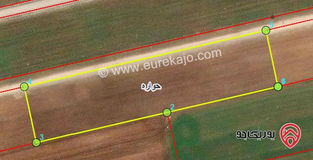 ارض 3569م في اربد - من اراضي حوارة ضمن حوض الزعر بسعر 28د/م