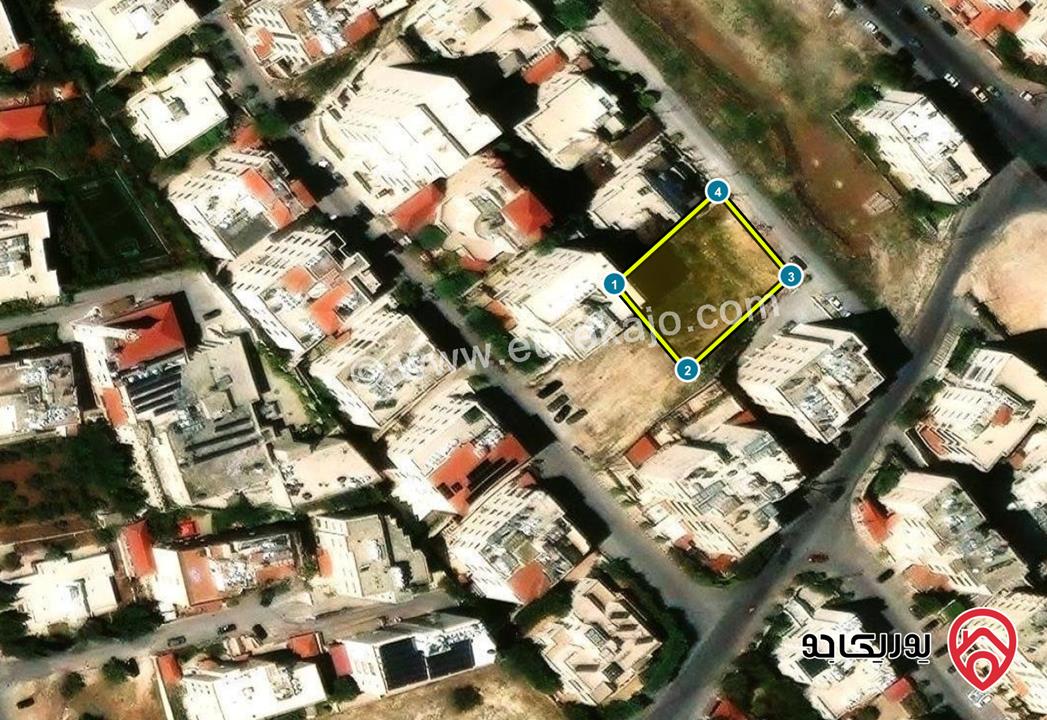 أرض مساحة 1 دونم للبيع من أراضي شمال عمان - تلاع العلي - حوض تلعة عيال السليمان