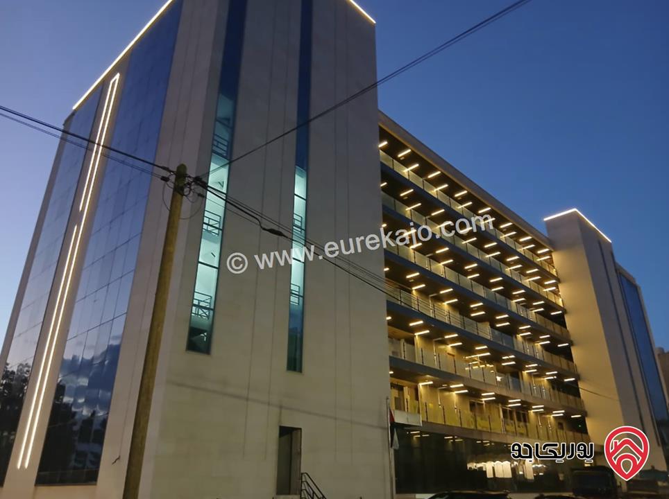 مكتب مساحة 115م للايجار في عمان - الصويفية على شارع المطار 