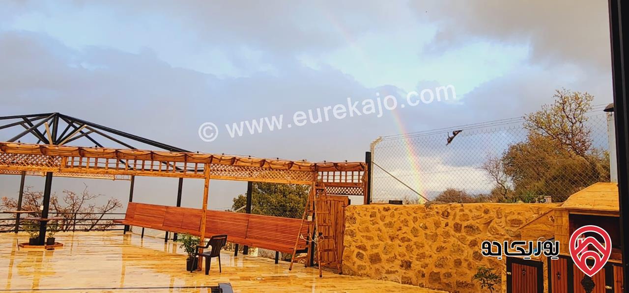 مزرعة مساحة الأرض 3620م والبناء 150م للبيع في السلط - الصبيحي