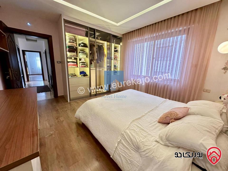 شقة طابقية طابق ثاني 185م تشطيب سوبر ديلوكس للبيع في عمان - خلدا