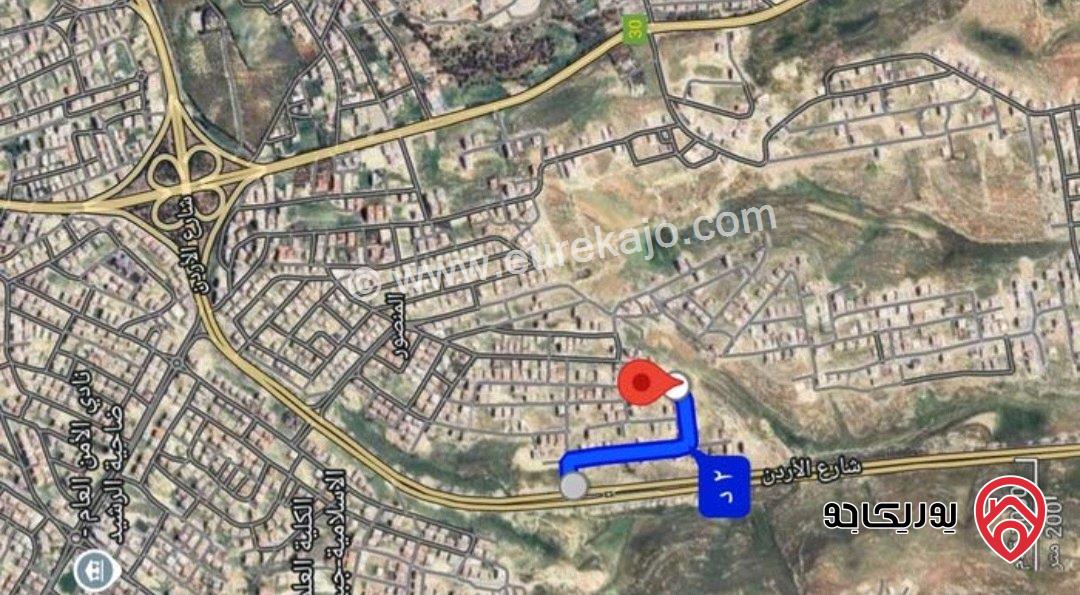 ارض مساحة 520 متر سكن ج للبيع في عمان - حي المنصور شارع الأردن ام حليليفة 