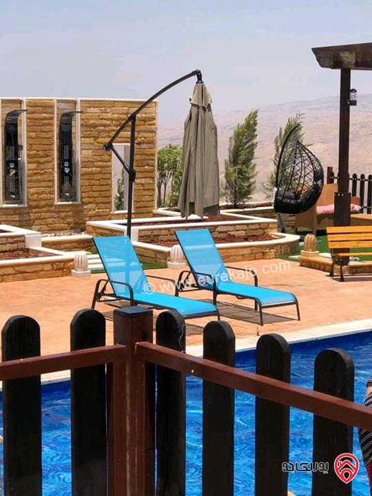 مزرعة مساحة الأرض 4 دونم للبيع في السلط - الصبيحي