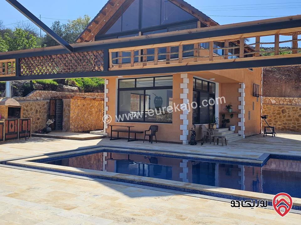 مزرعة مساحة الأرض 3 دونم و 620م والبناء 150م للبيع في السلط – منطقة الصبيحي