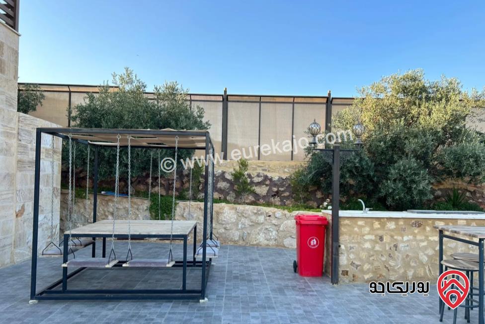 مزرعة مساحة الأرض 3500م والبناء 160م للبيع في جرش - دحل