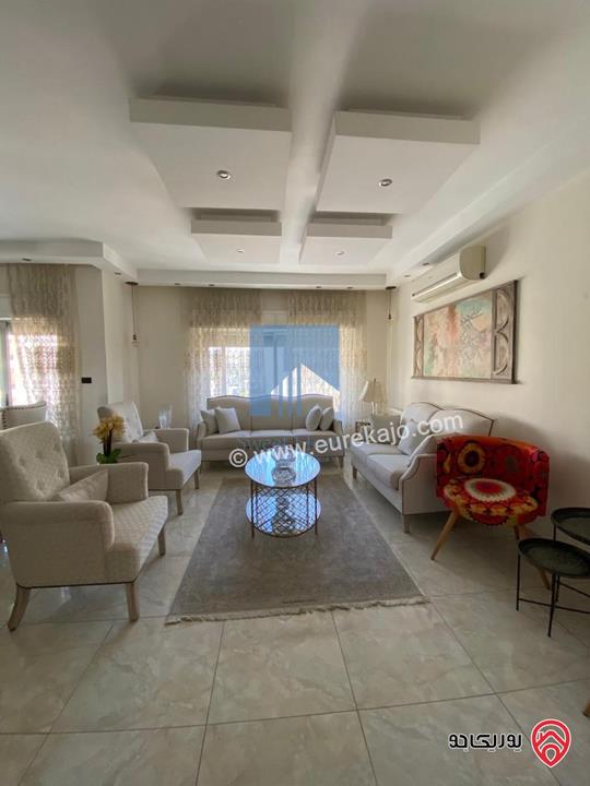 شقة مفروشة فاخرة للبيع في عمان - دير غبار طابق ثالث 200م تشطيب سوبر ديلوكس