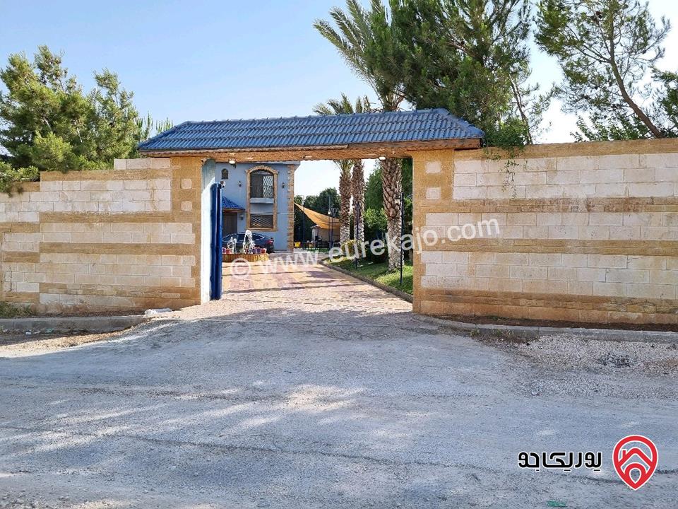 مزرعة مميزة مساحة البناء 500م على أرض 5 دونم للبيع في عمان - حسبان