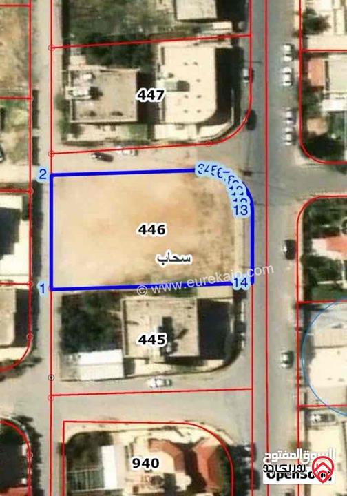 قطعة ارض مساحة 1 دونم و 266م للبيع في عمان - سحاب 