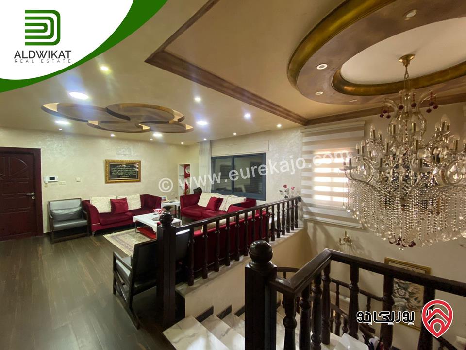 فيلا مستقلة للبيع في عمان - شفا بدران مفروشة مساحة البناء 600 م مساحة الارض 600 م