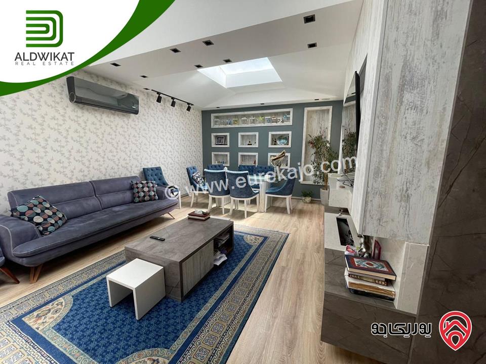 شقة ارضية دوبلكس للبيع في عمان - ام السماق مساحة 350م ومساحة الحديقة 50 و الترس 55م موقع مميز