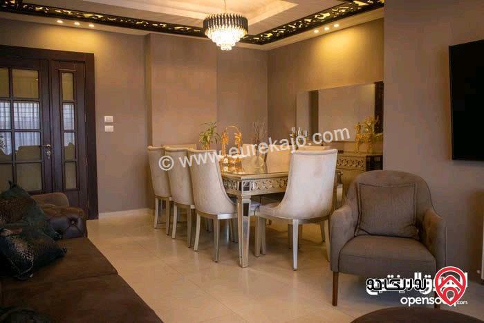 شقة مفروشة مساحة 160م طابق ثالث للايجار مفروشة في عمان - طريق المطار 