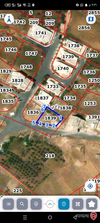 قطعة ارض سكن ج مساحة 514م للبيع في عمان - حوض الدربيات