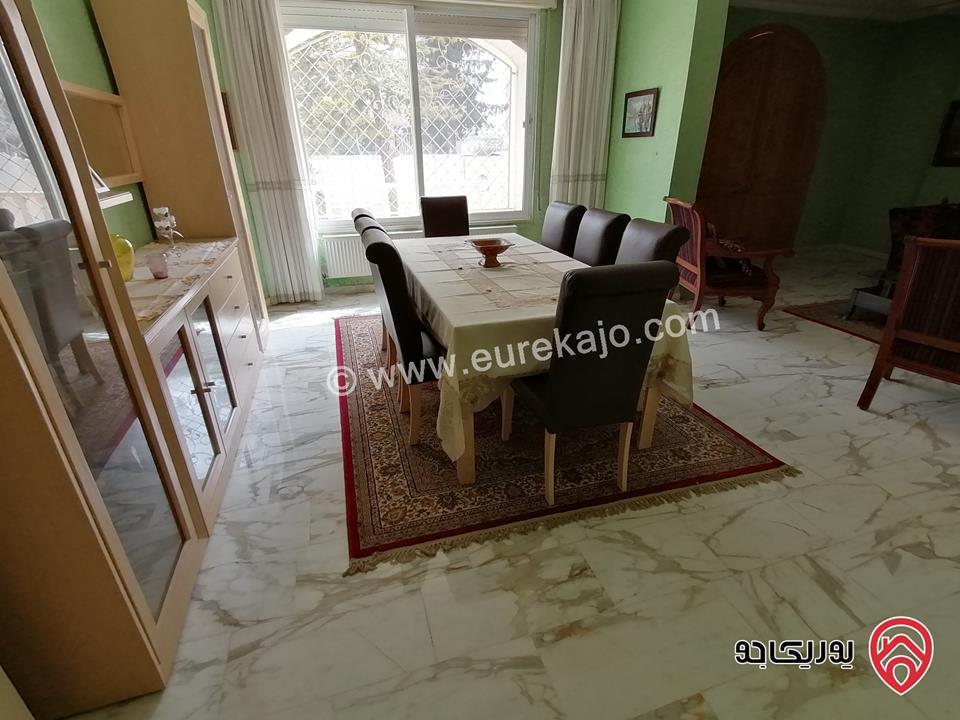 شقة ارضية مساحة 196م مفروشة مع حديقة 150م للبيع في عمان - الدوار الرابع مقابل جسر عبدون - المنطقة الدبلوماسية