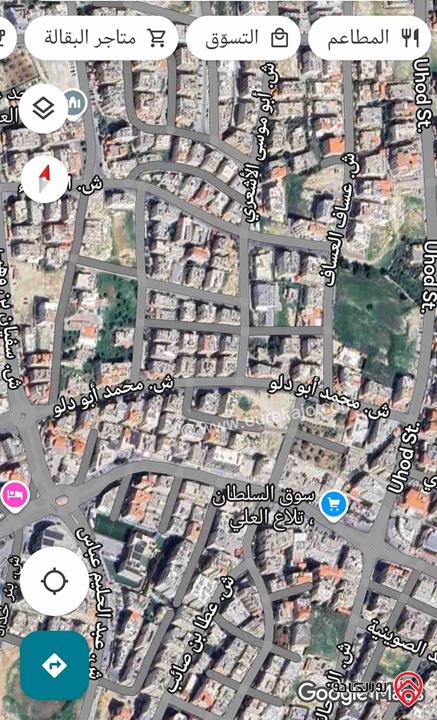 ارض مساحة 815م سكن ج للبيع في عمان - تلاع العلي