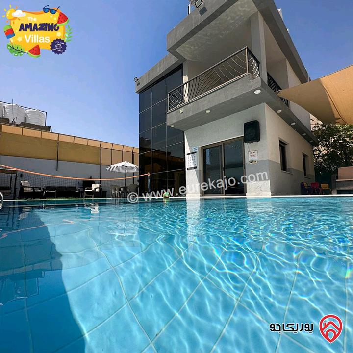 شاليه مساحة الأرض 730م والبناء 100م للبيع في البحر الميت - السويمة 