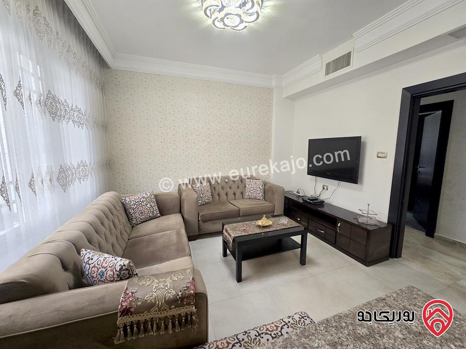 شقة مفروشة طابق ثاني مساحة 130م للإيجار السنوي في عمان - خلدا