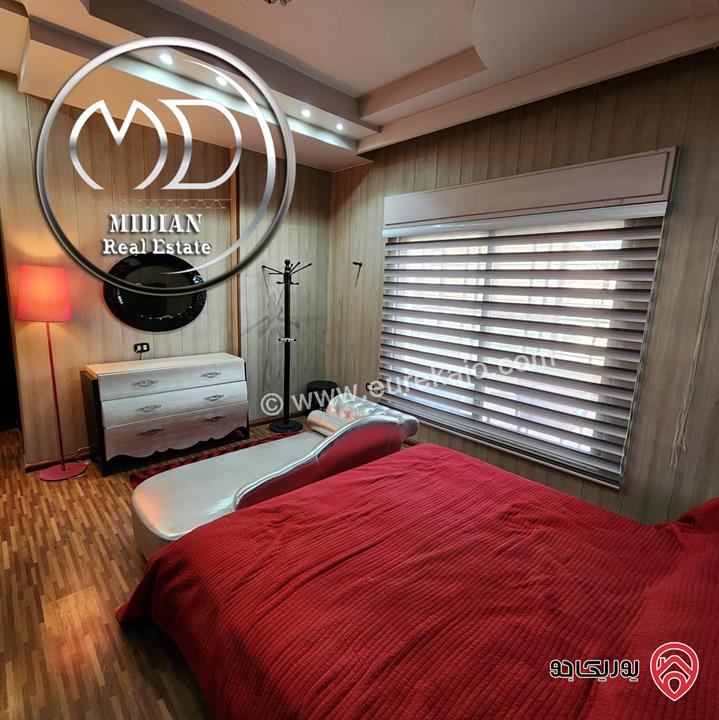 شقة شبه ارضي مفروشة للبيع في عمان - خلدا مساحة 225م مع ترس 50م تشطيبات و ديكورات سوبر ديلوكس بسعر مميز جداً