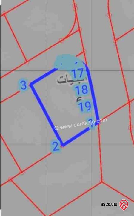 قطعة أرض مساحة 500م على شارعين للبيع في عمان - البنيات قرب مدارس الحضارات 