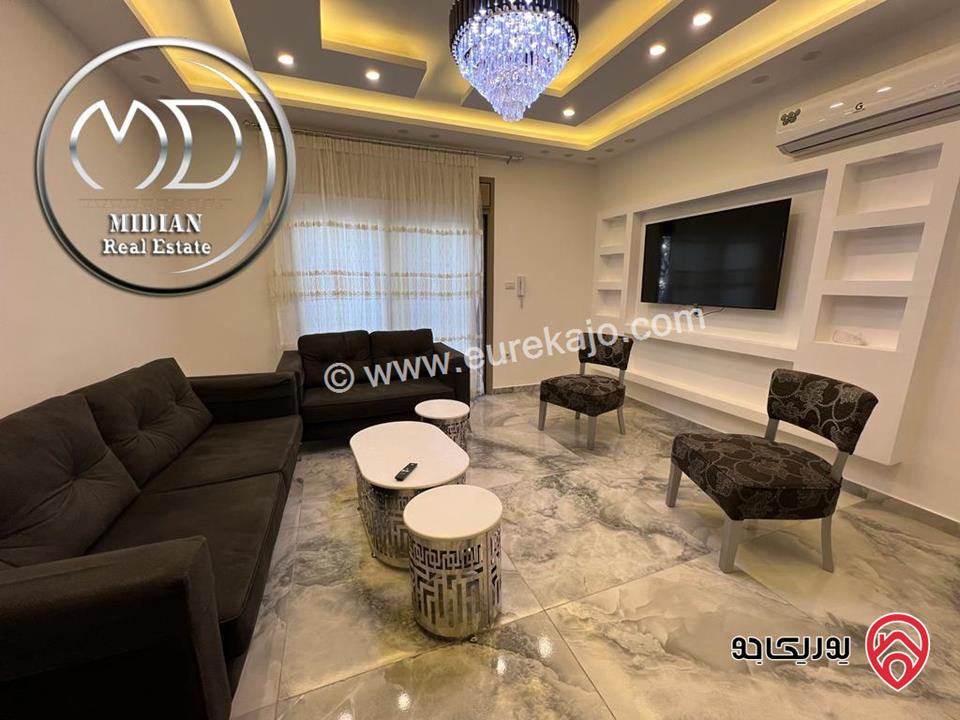 شقق جديدة مفروشة للايجار في عمان - تلاع العلي مساحات 120م تشطيبات وديكورات فندقية فرش فاخر بأسعار مميزة