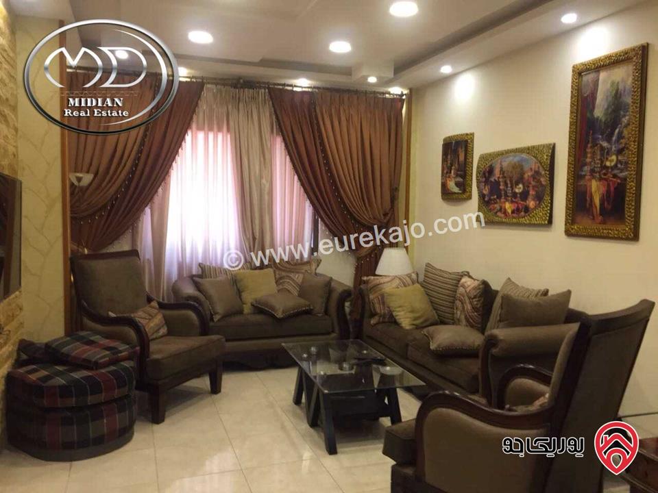 شقق مفروشة للايجار في عمان - عبدون مساحات 120م تشطيبات و فرش سوبر ديلوكس باسعار مميزة 
