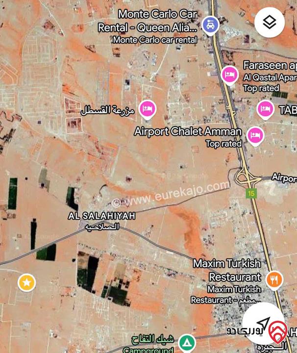 قطعة ارض مساحة 500م للبيع من أراضي جنوب عمان - زويزا على مدخل مشروع الامراء