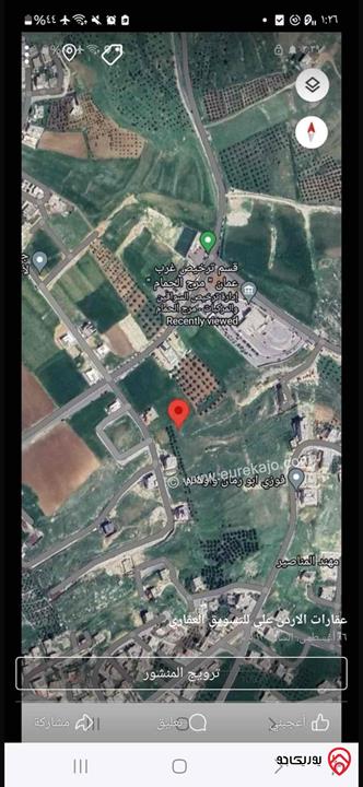 ارض 750م للبيع من أراضي غرب عمان - مرج الحمام