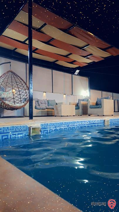 مزرعة مساحة الأرض 500م والبناء 200م للبيع في جرش 