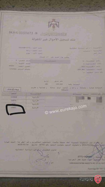 قطعة أرض مساحة 6 دونم للبيع في المفرق أراضي البادية الشمالية منطقة الدفيانه على حدود المفرق